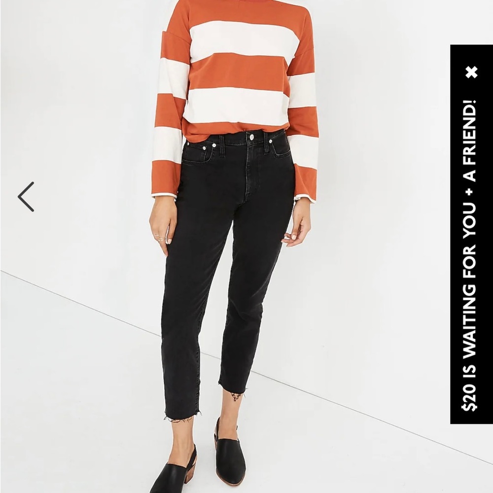 Madewell slim crop boy jeans